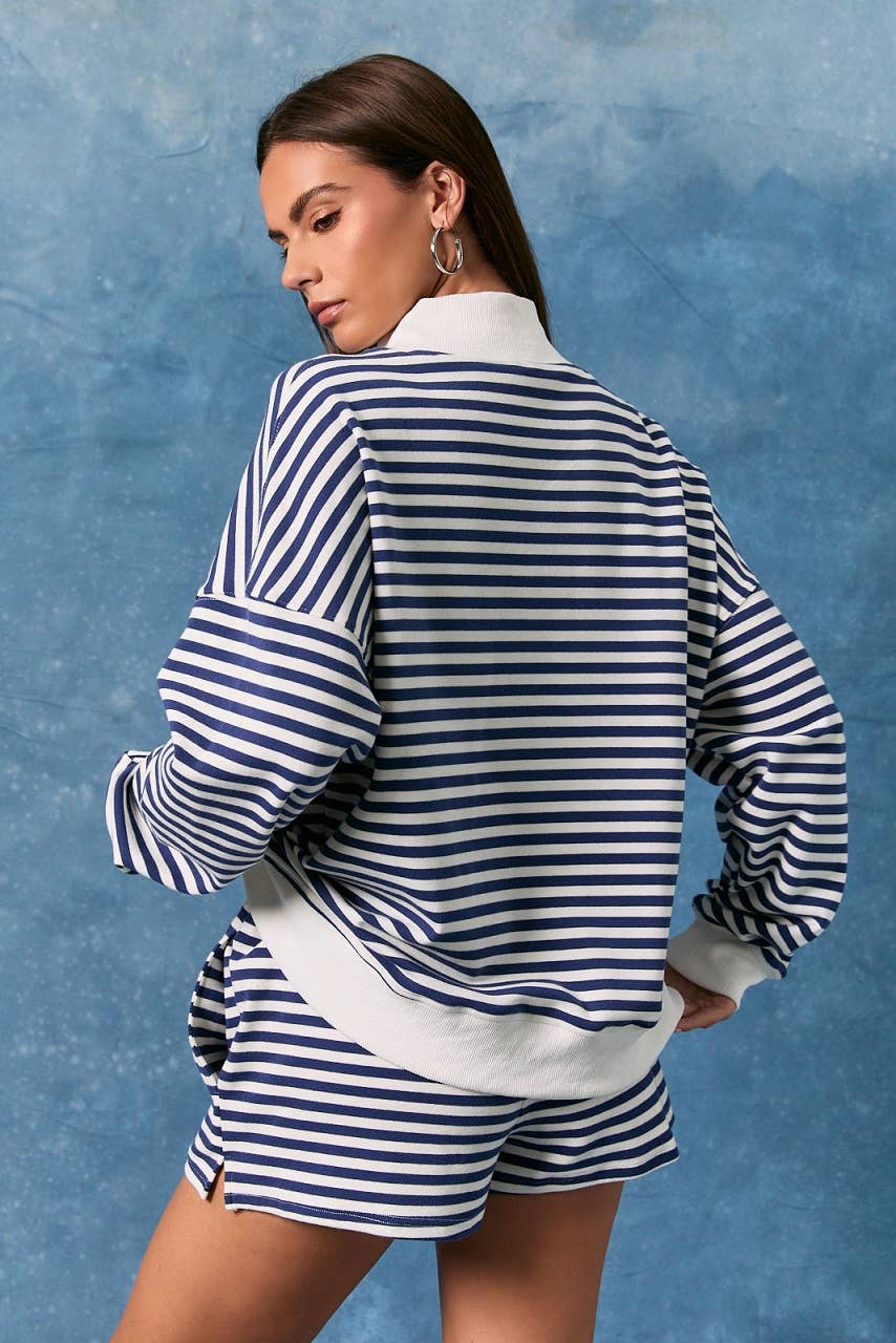USA Mock Neck Sweatshirt