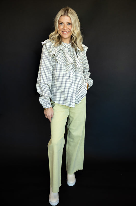 Straight Wide Leg Denim