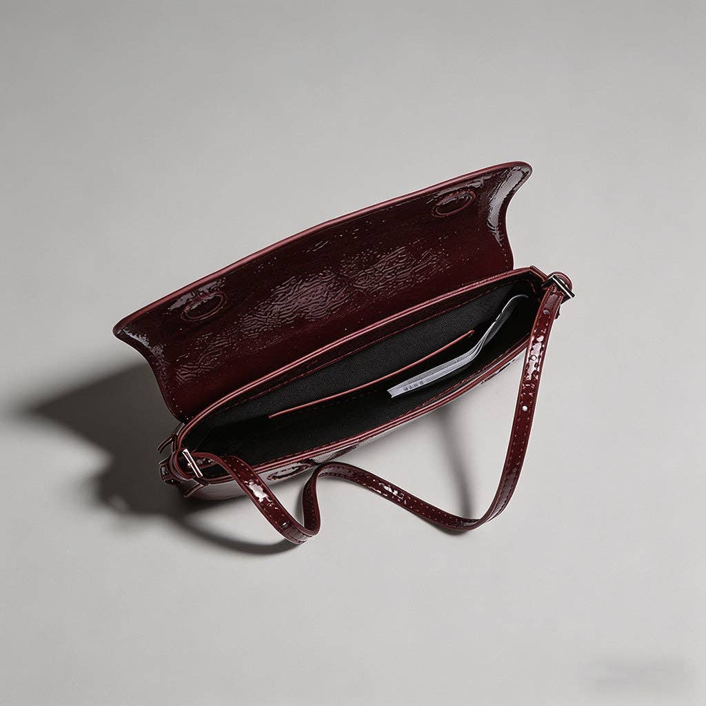 Patent Leather Shoulder Bag