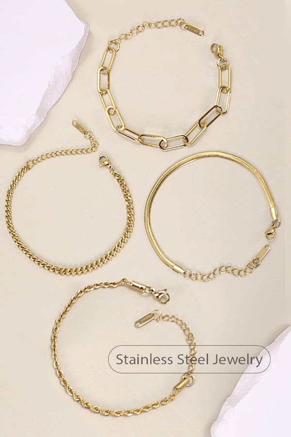 Waterproof stainless steel bracelet