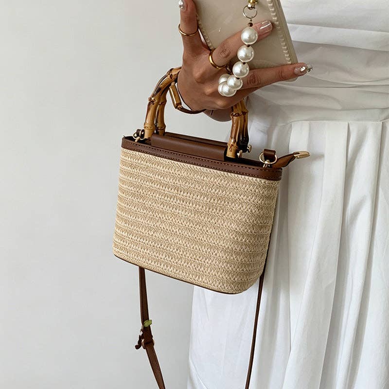 Woven Bucket Bag