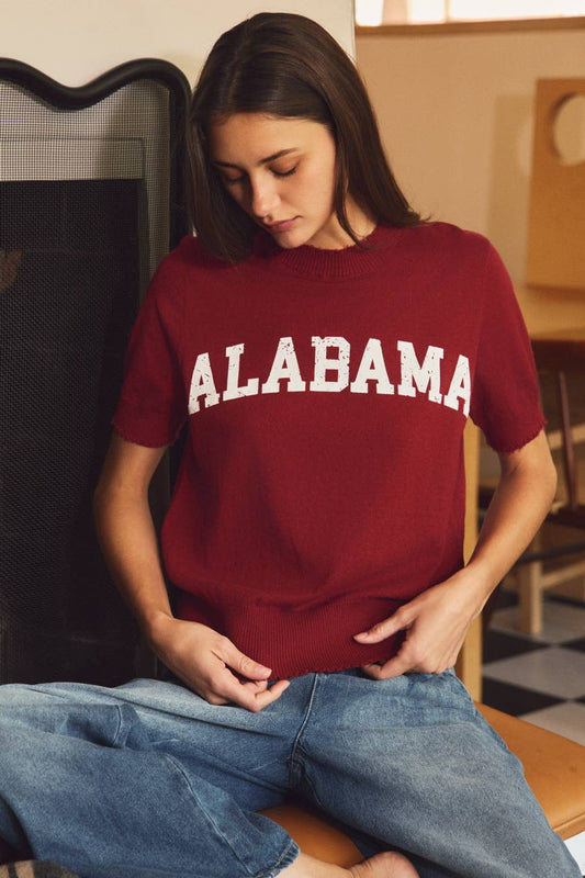 Alabama | Game Day Sweater Knit Top