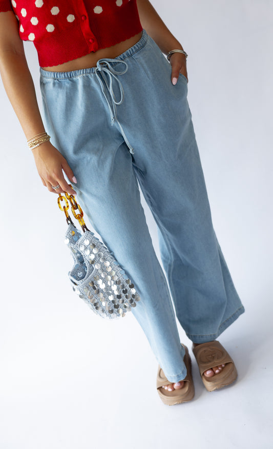 Denim Straight Leg Jean