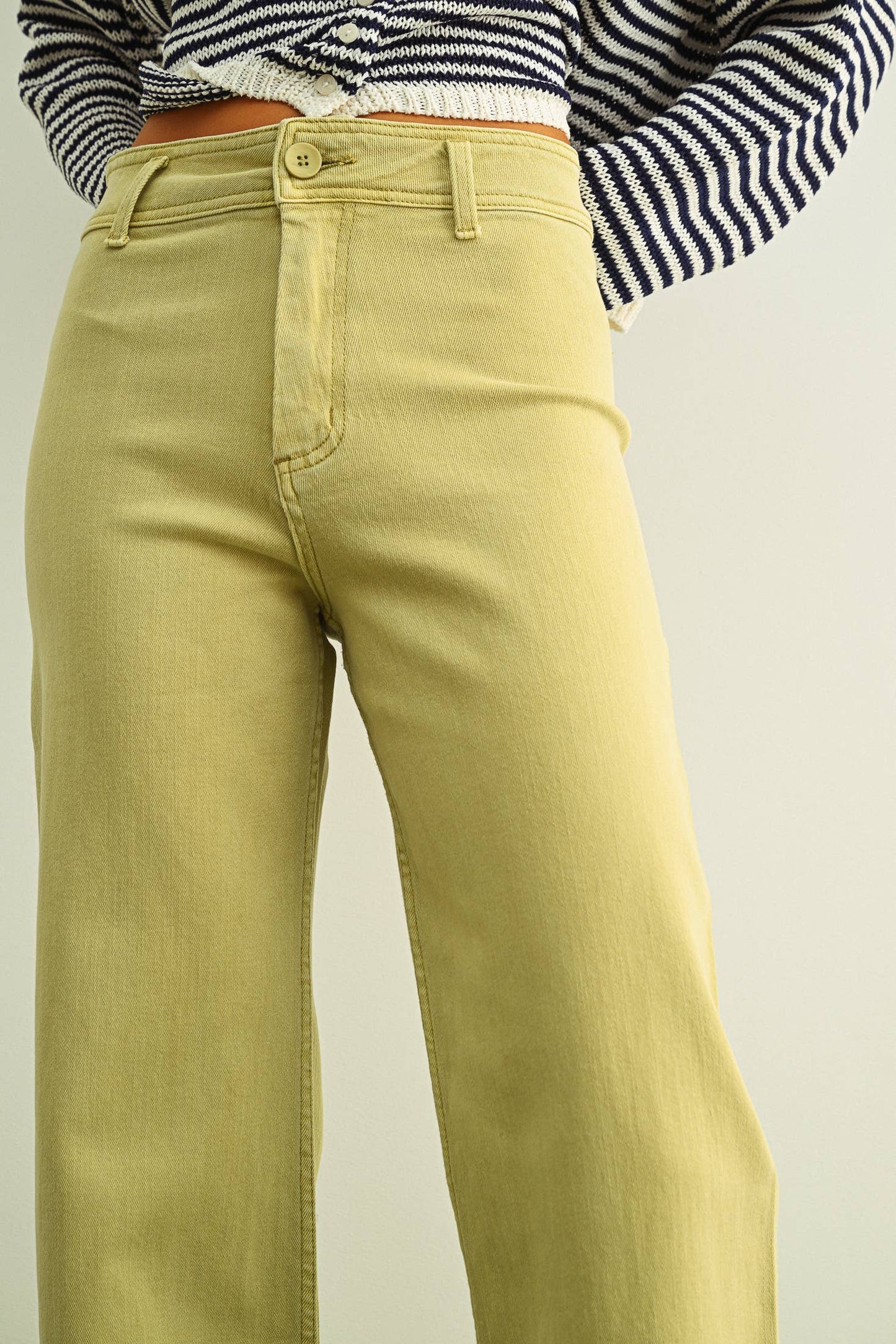 Straight Wide Leg Denim