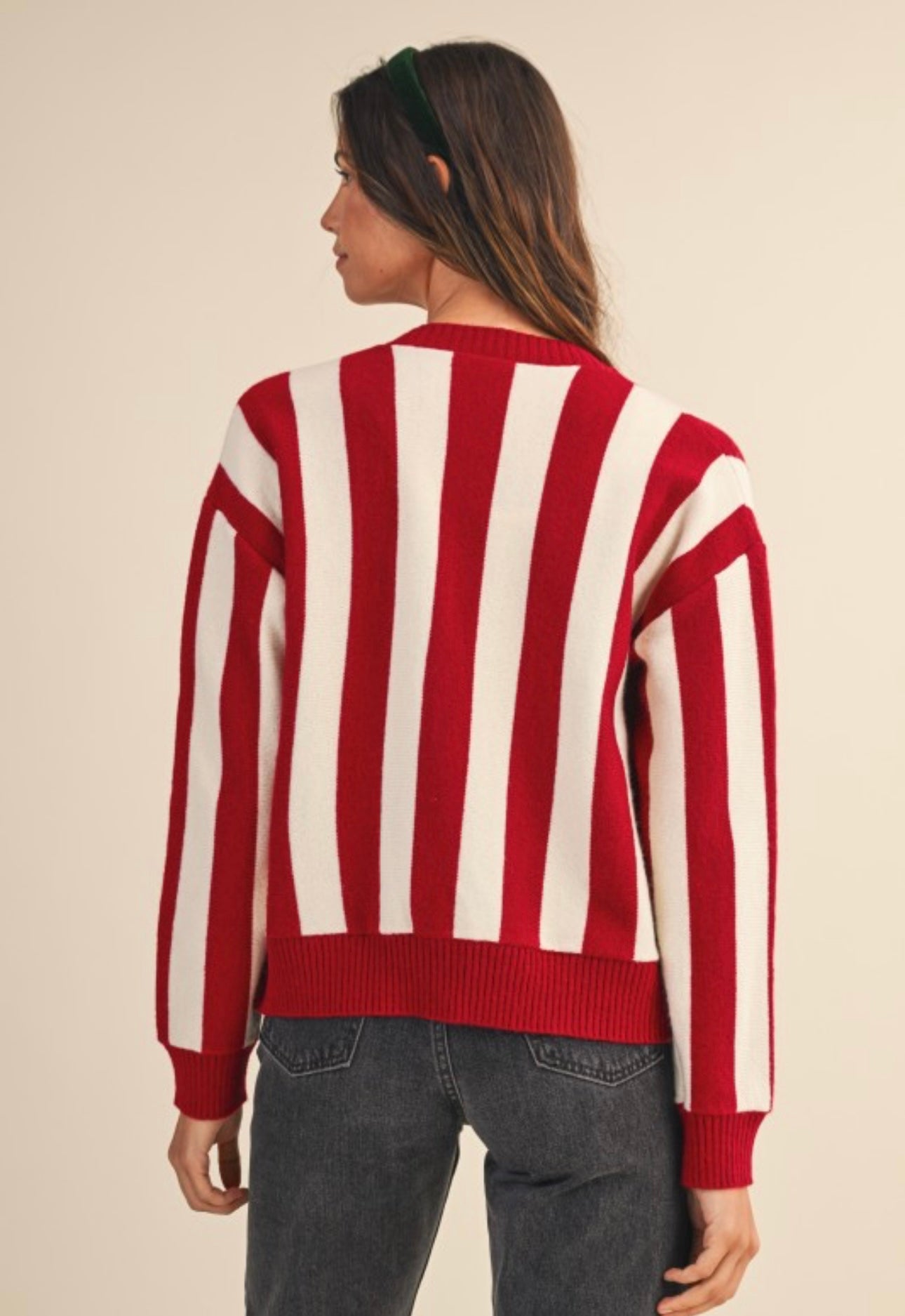 Christmas truck cardigan