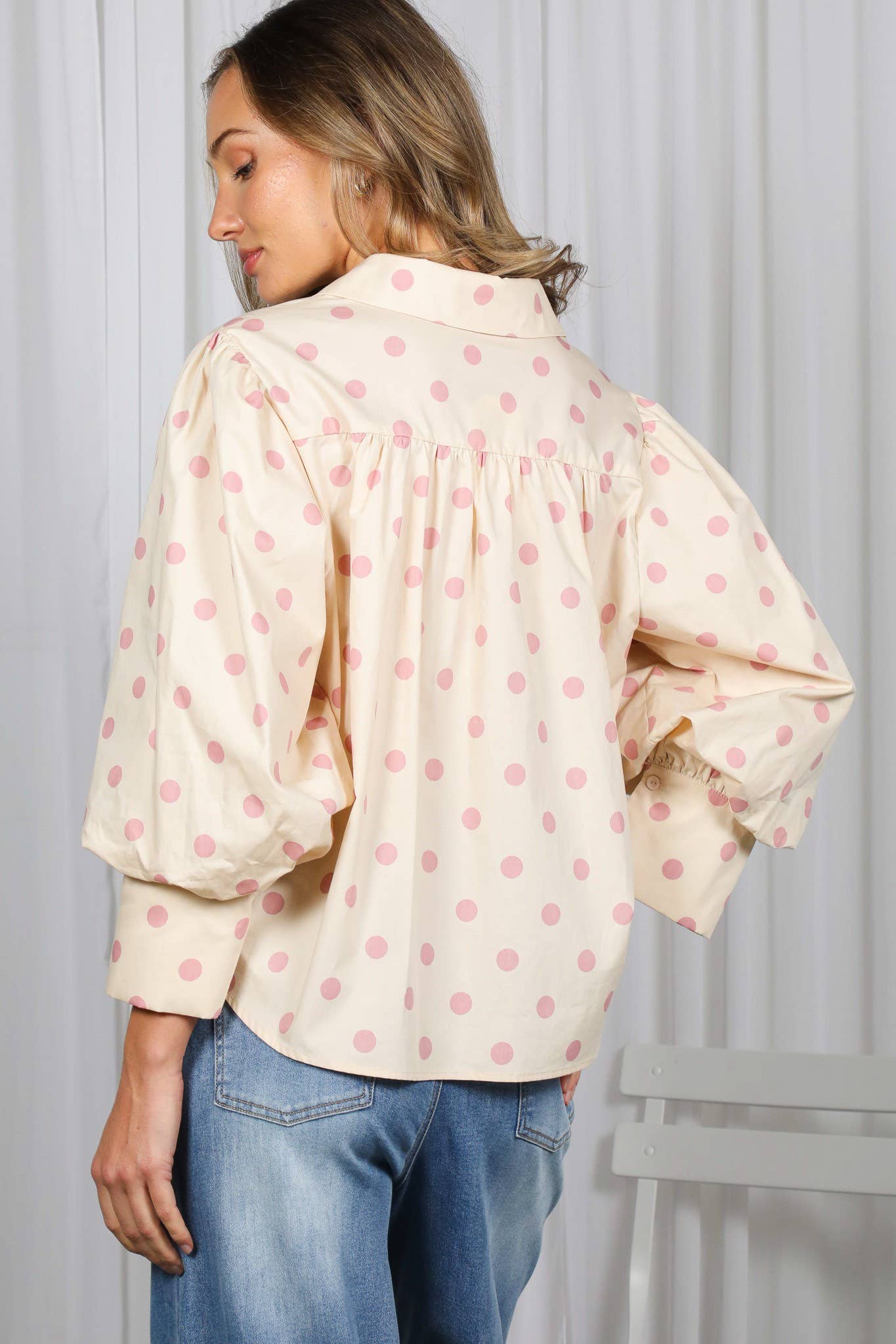 Playful Polka Dot Top