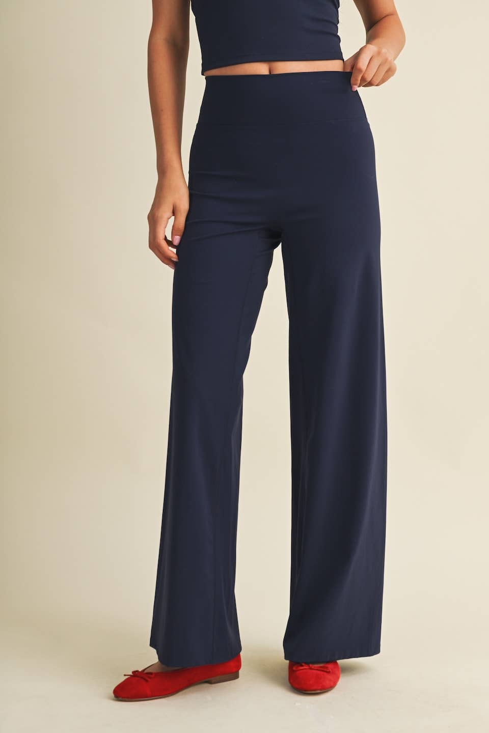 High Waist Wide Leg Pants