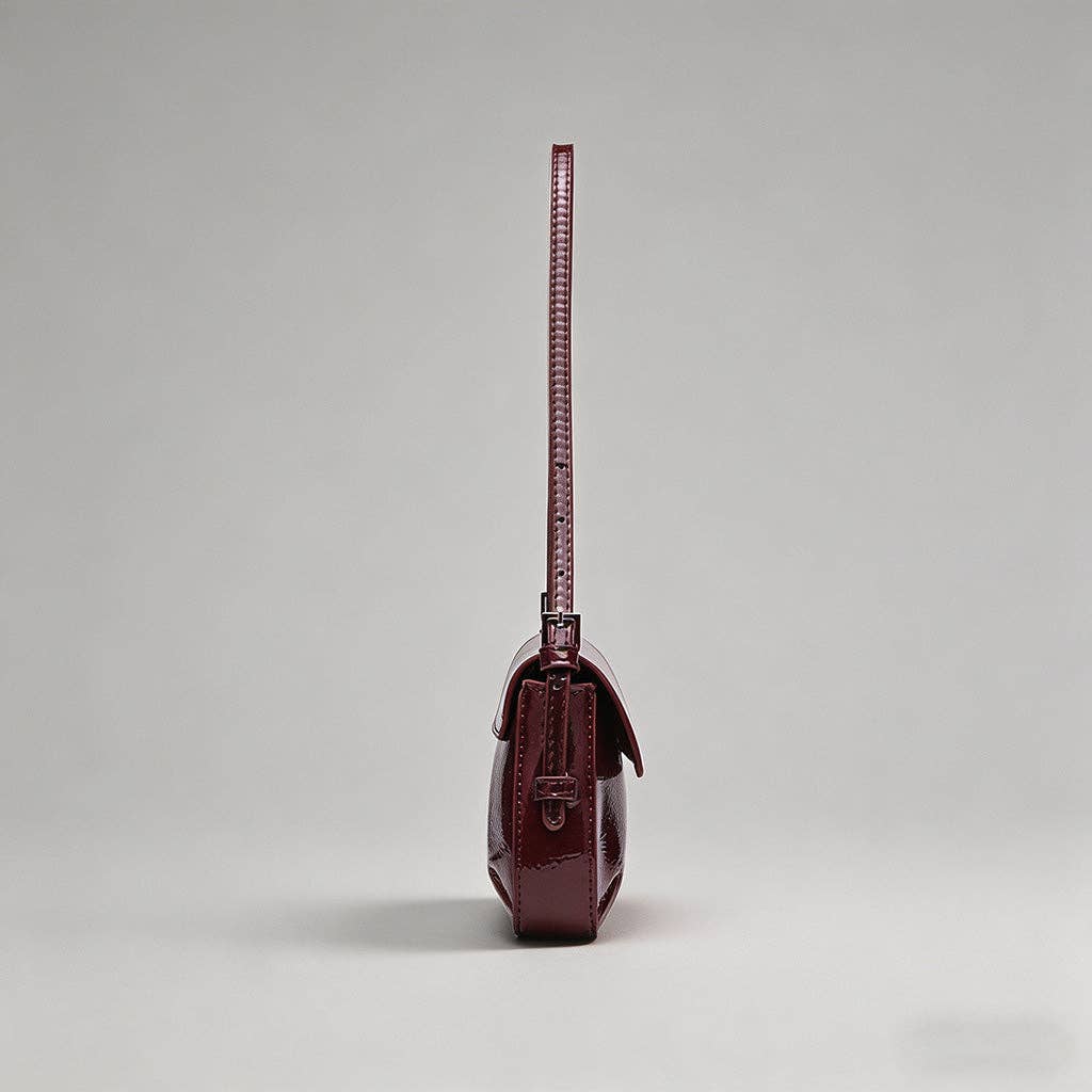 Patent Leather Shoulder Bag