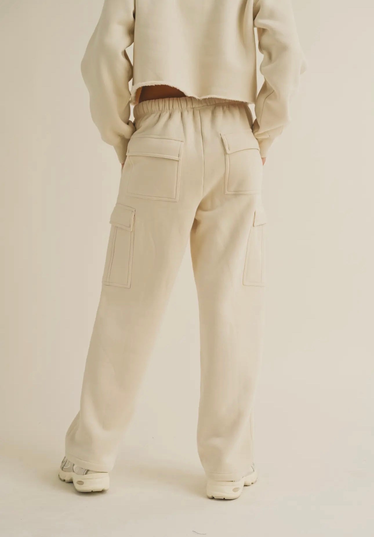 Cargo wide leg pants