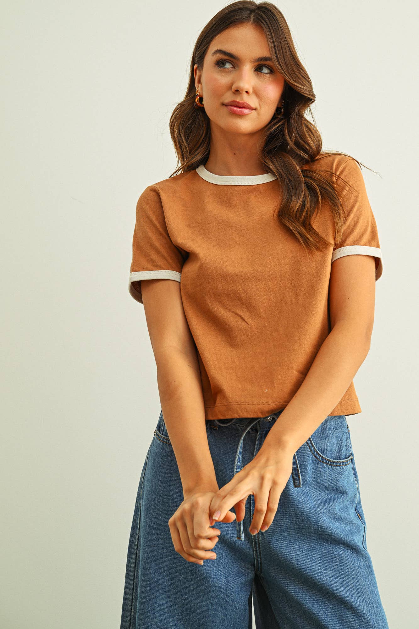 Short Sleeve Ringer Top