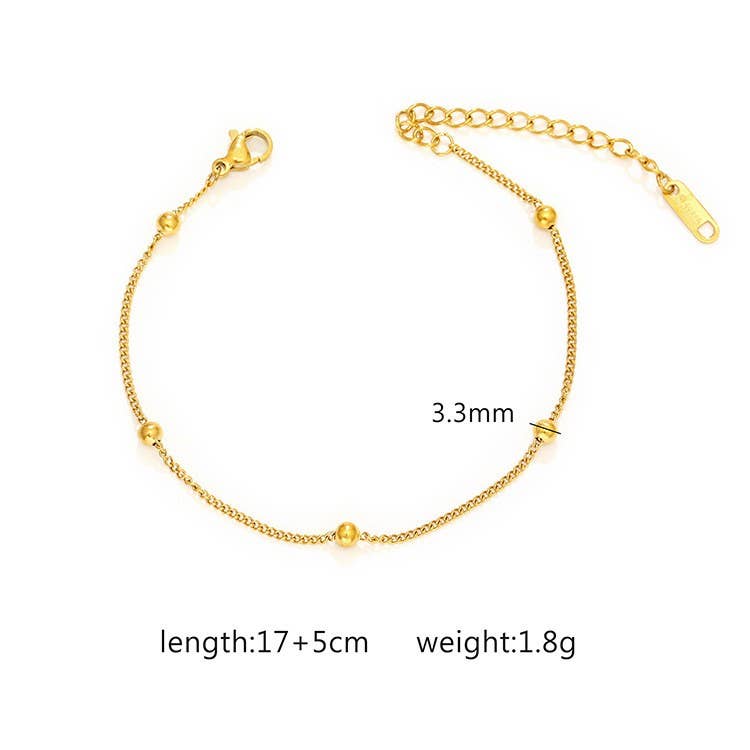 Waterproof stainless steel bracelet