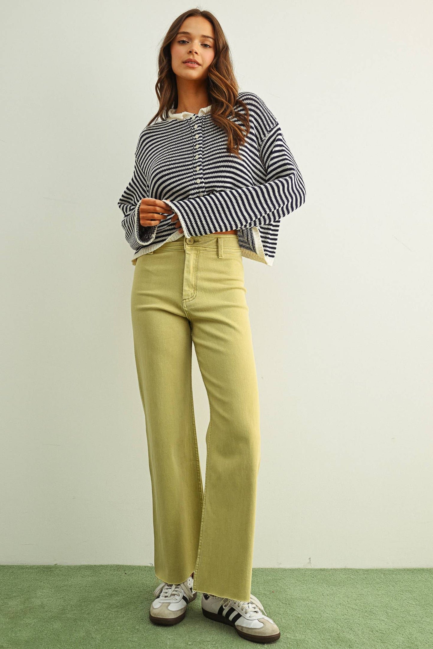 Straight Wide Leg Denim