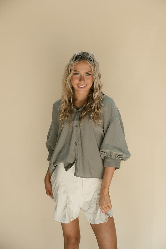 Button down collared shirt