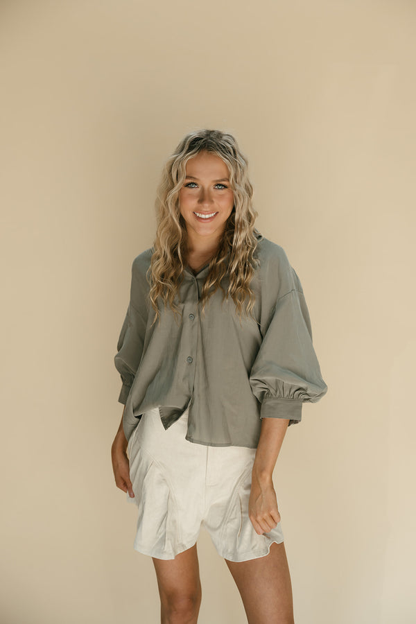 Button down collared shirt