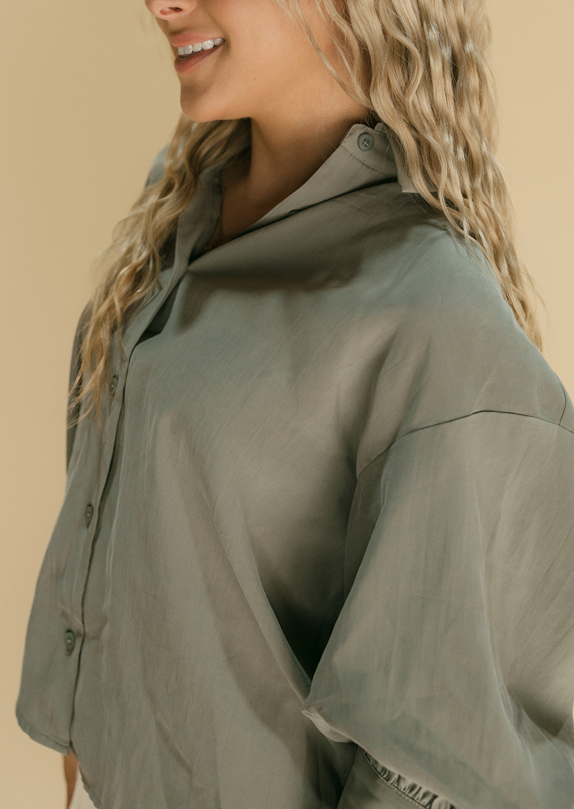 Button down collared shirt