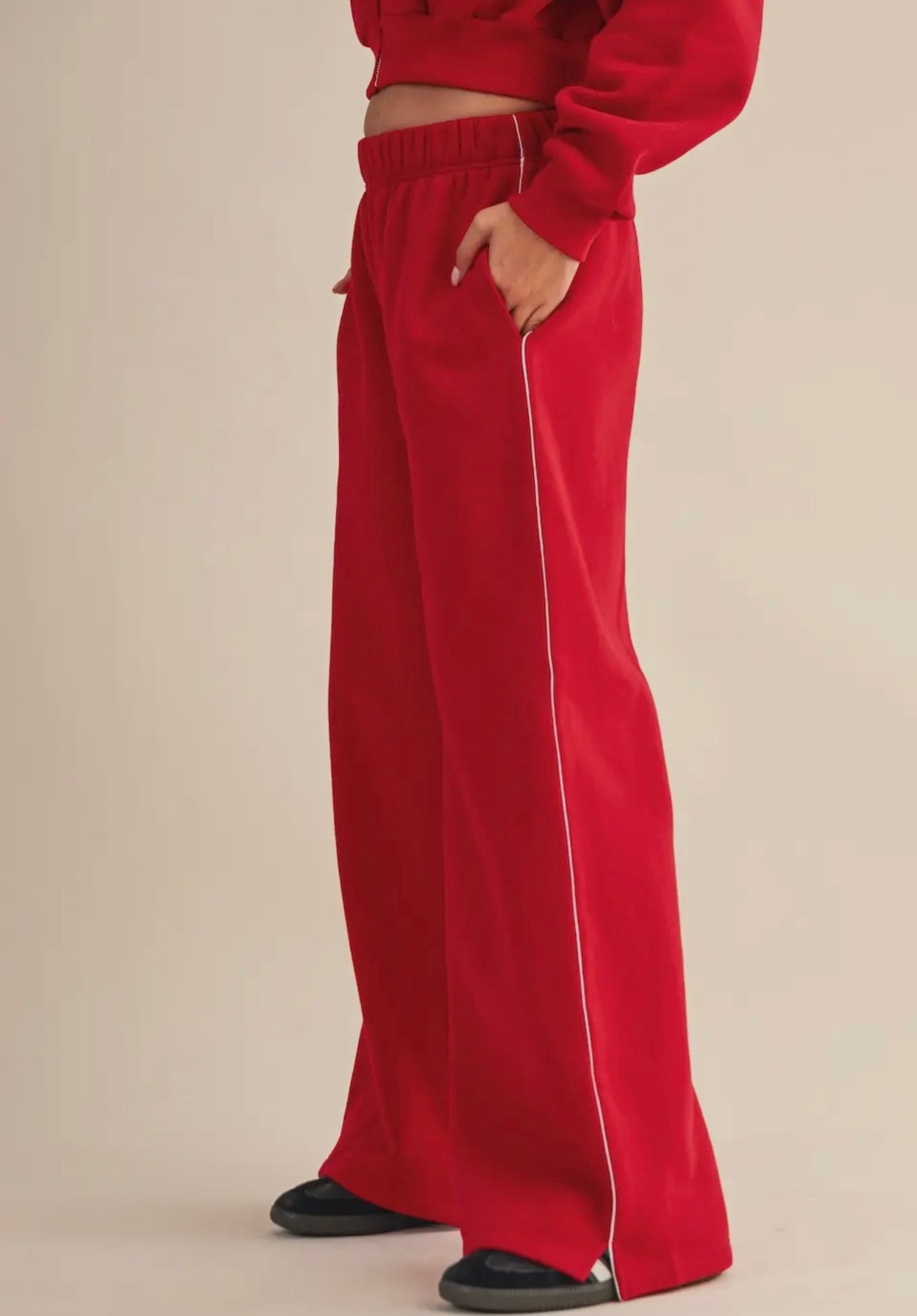 Core Cozy Fleece Wide Leg Sweatpants
