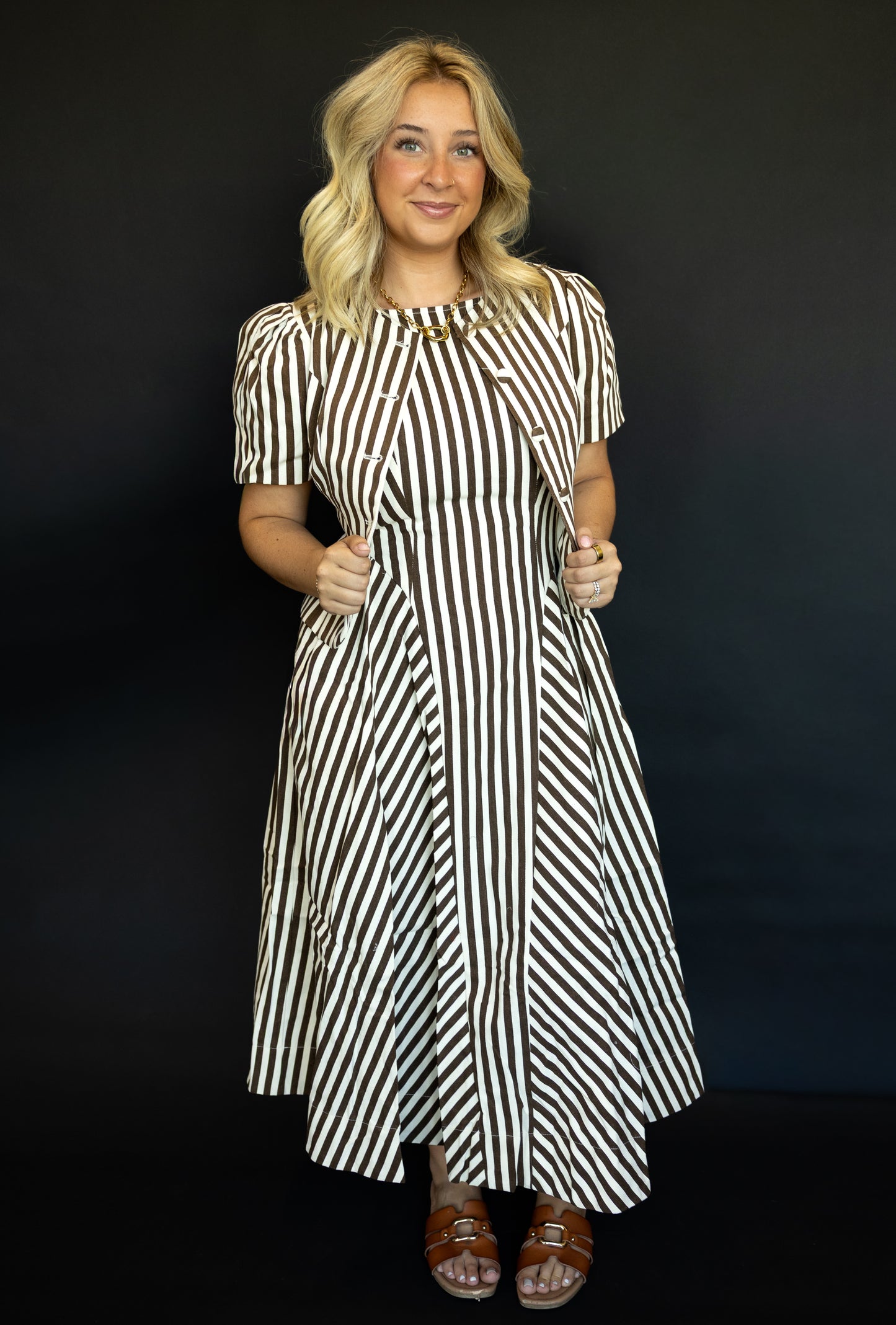Striped Maxi Dress