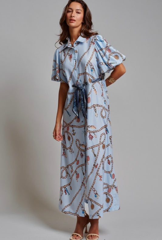 Derby Maxi Tie Dress