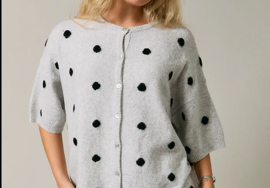 Polka Dot Cardigan