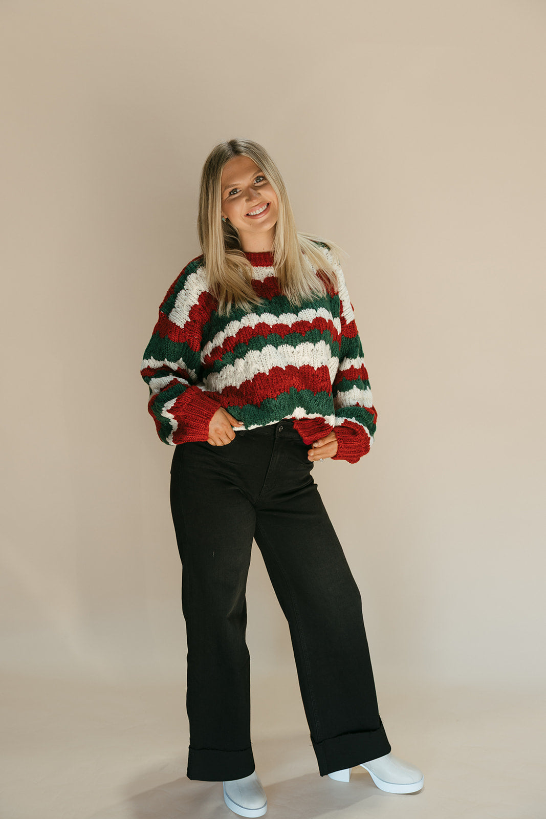 Christmas morning sweater