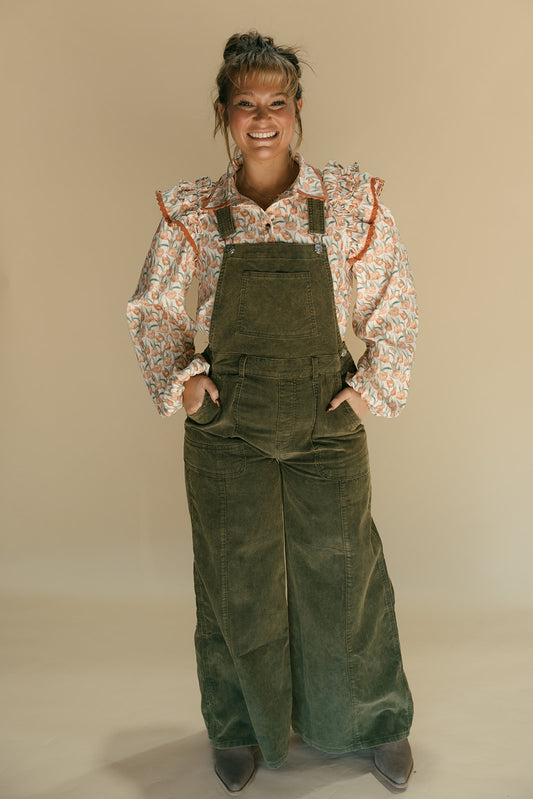 Corduroy overalls