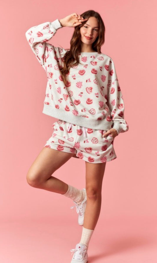 Cherry with Cake French Terry Set