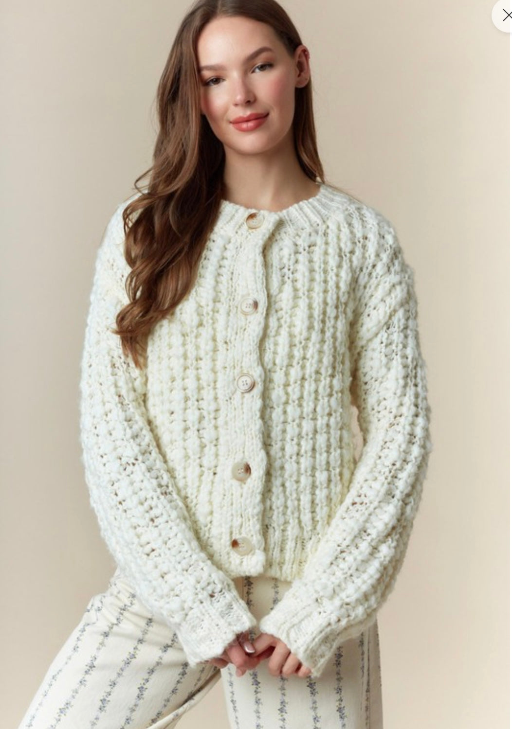 Front Button Down Cardigan