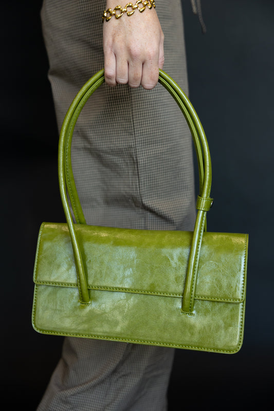 Sleek Structured Shoulder Bag