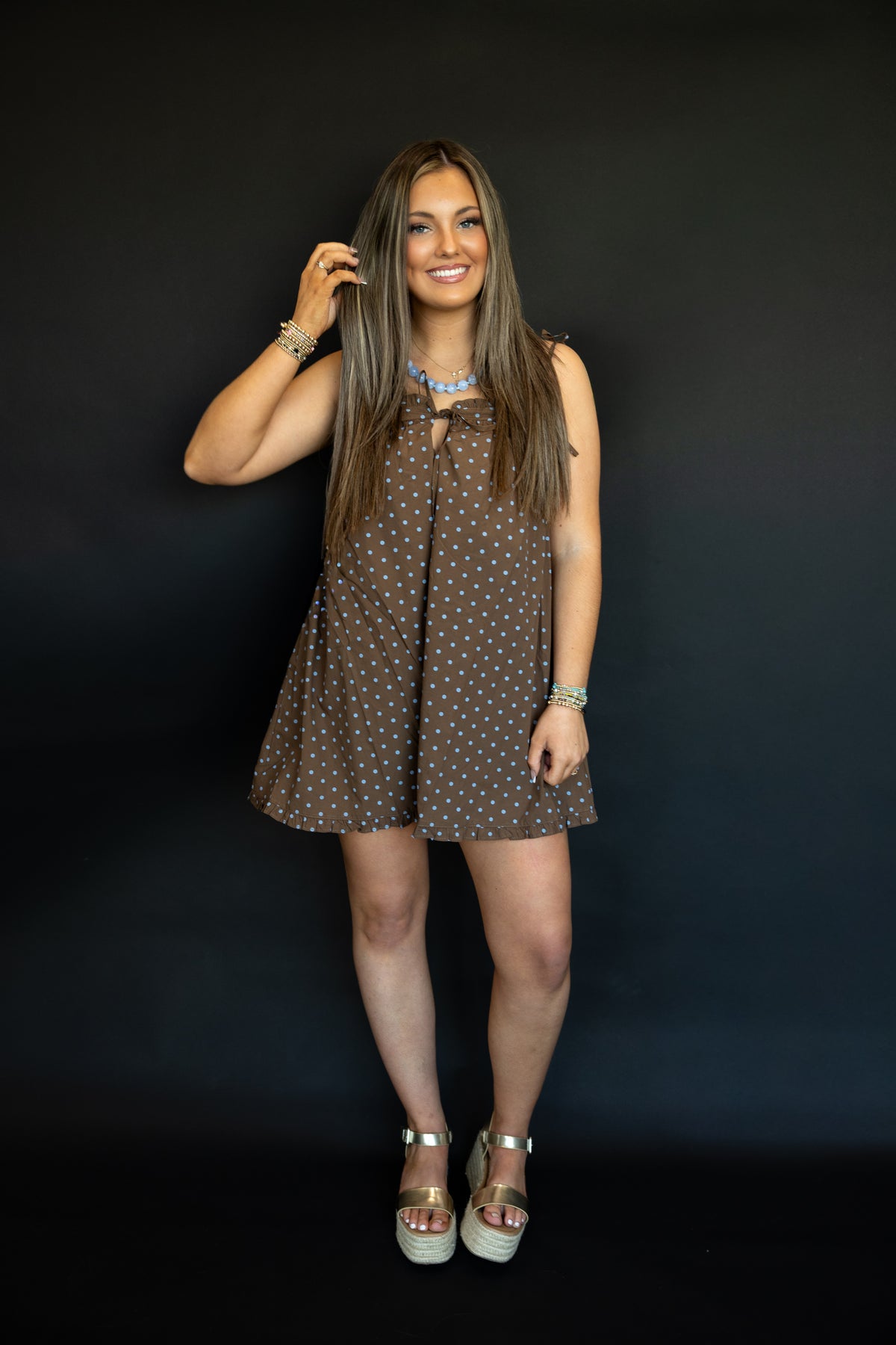 Polly Polka Dot Mini Dress