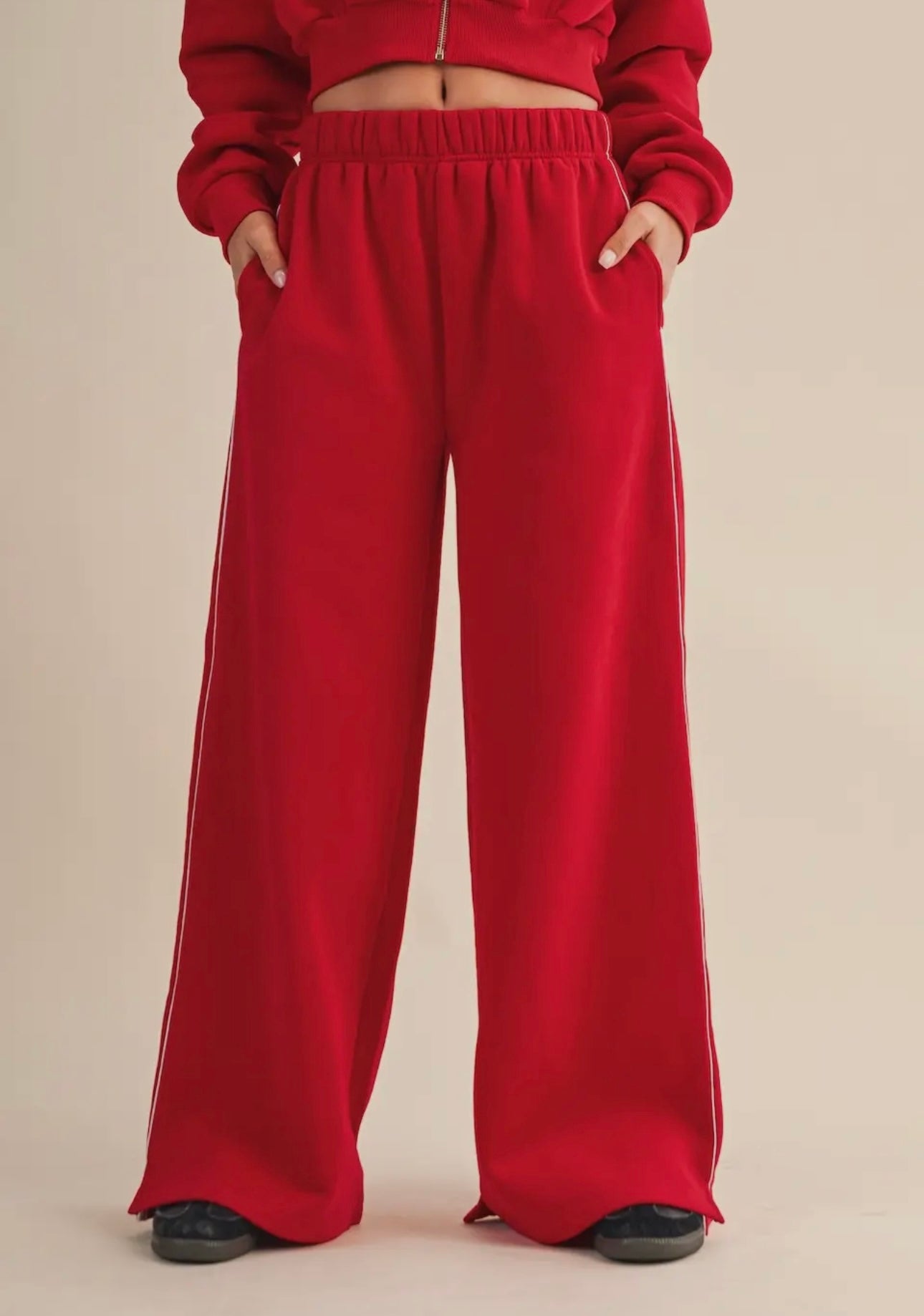 Core Cozy Fleece Wide Leg Sweatpants