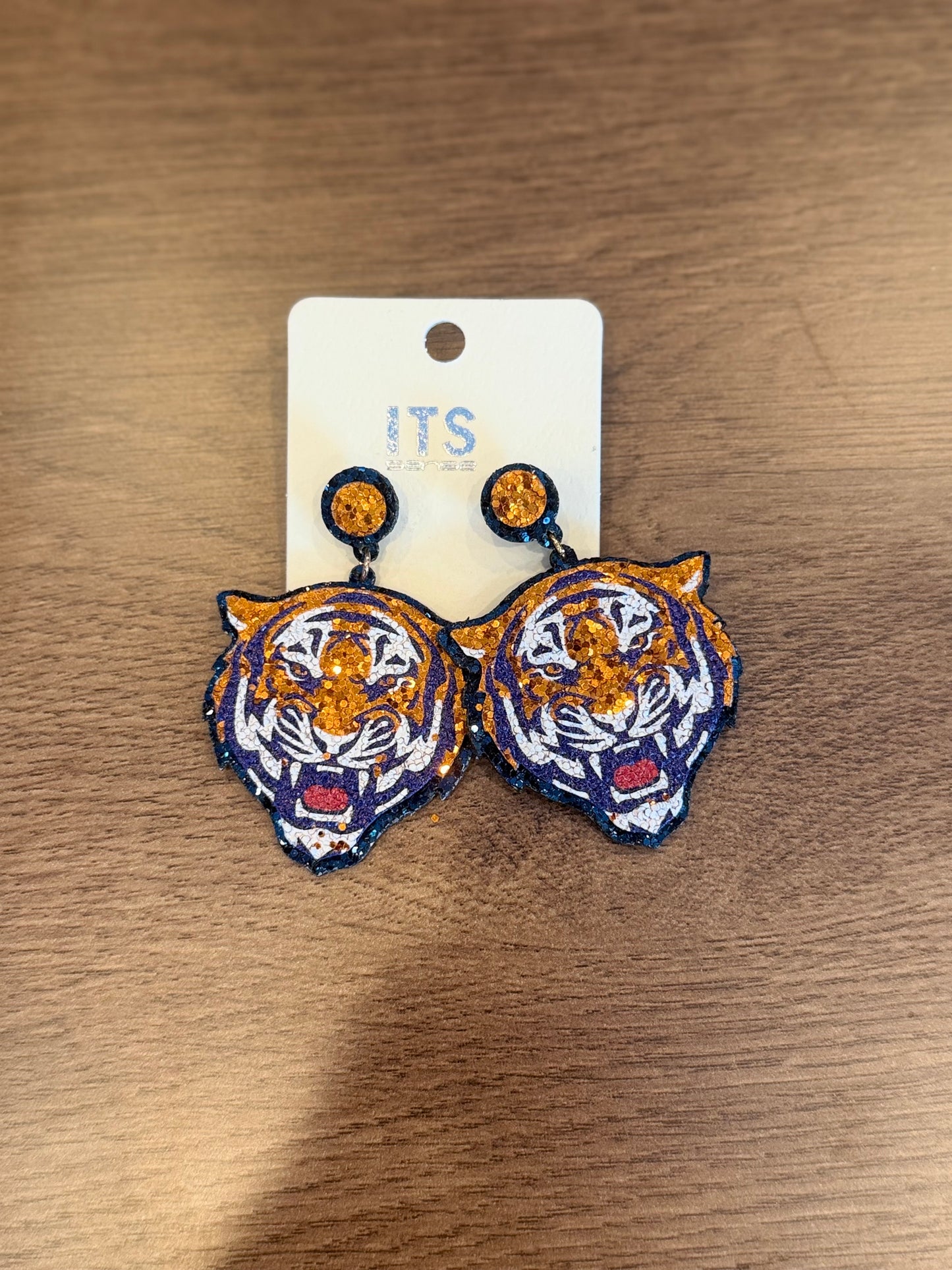 Auburn | Tiger Earrings