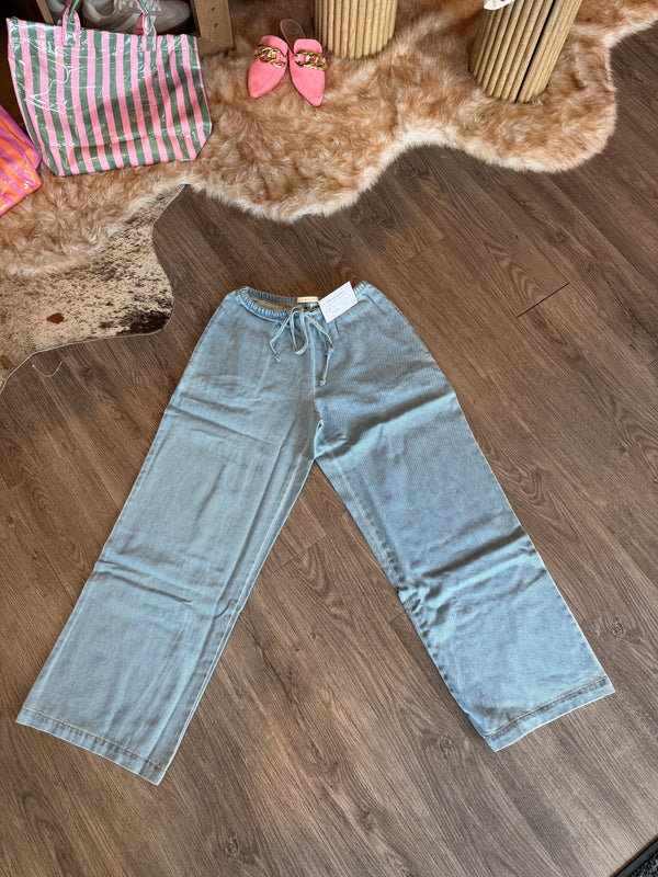 Denim Straight Leg Jean