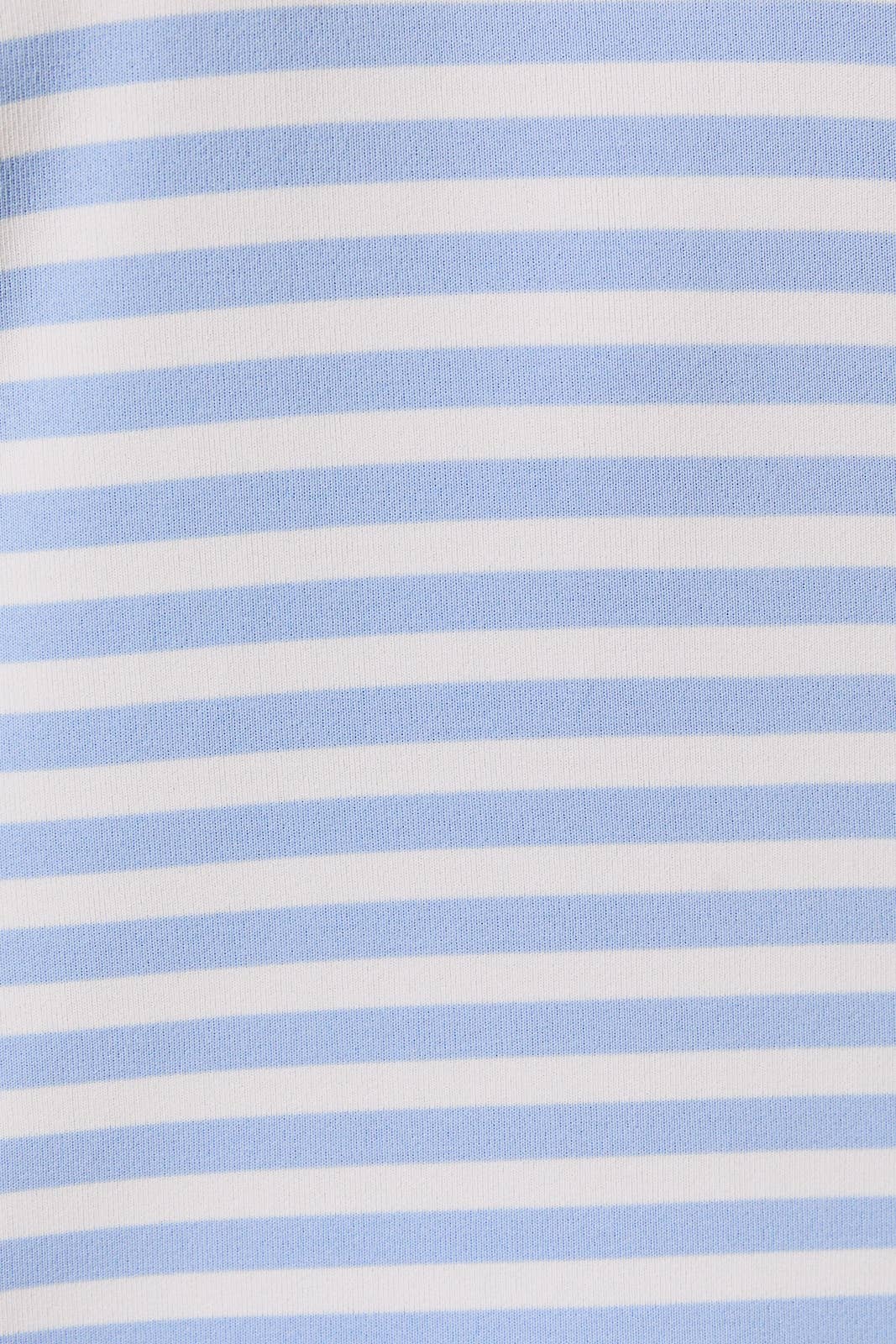 Short Sleeve Round Neck Oversized Stripe T Shirt
