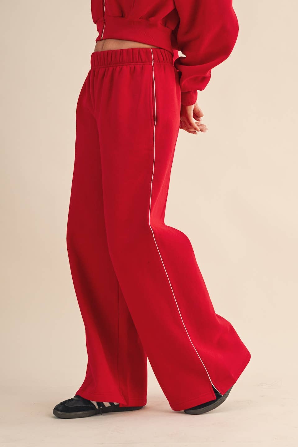 Core Cozy Fleece Wide Leg Sweatpants