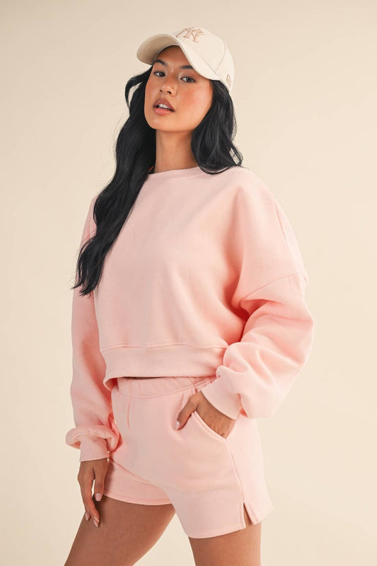 Cozy Fleece Oversized Crewneck Sweatshirt