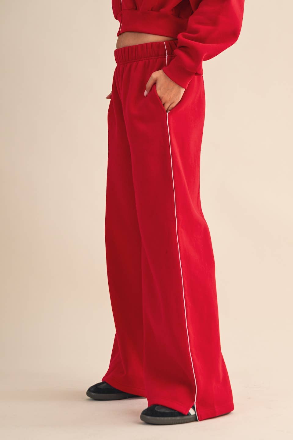 Core Cozy Fleece Wide Leg Sweatpants