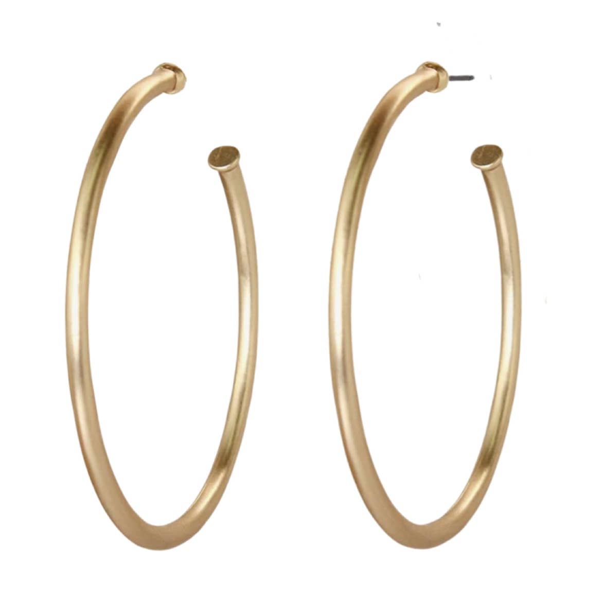 Everyday gold hoops