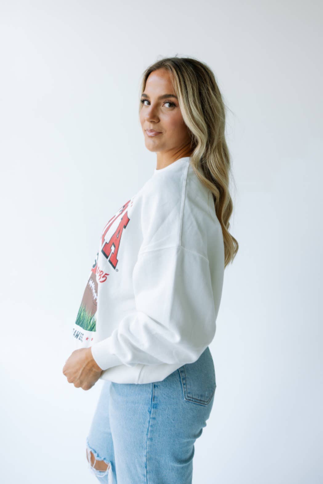 Georgia | Fleece Crew Sweatshirt