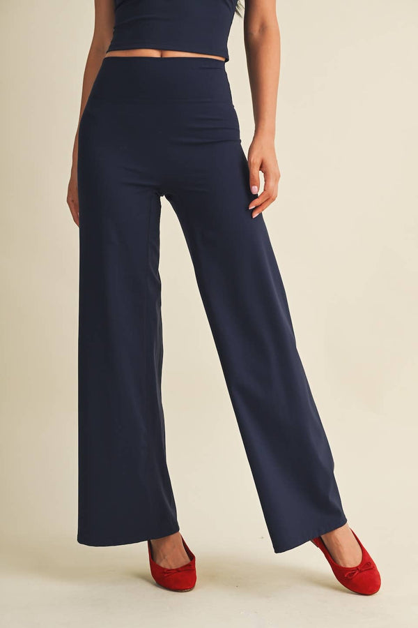 High Waist Wide Leg Pants