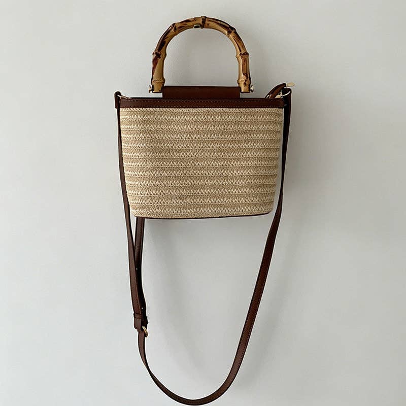 Woven Bucket Bag