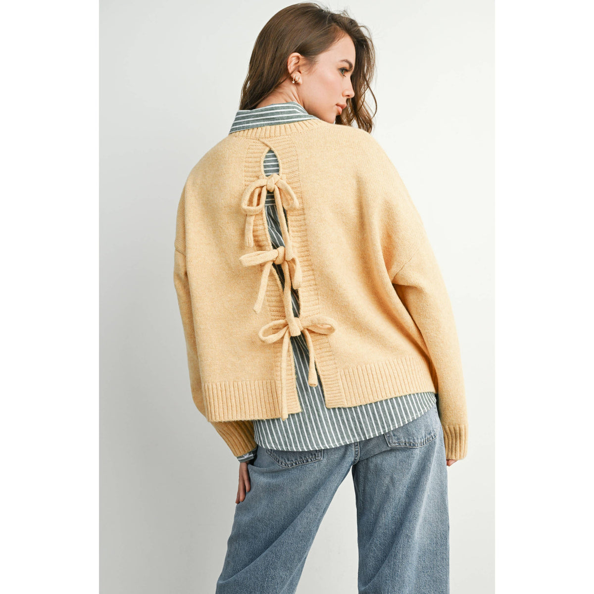 Tie-back Sweater
