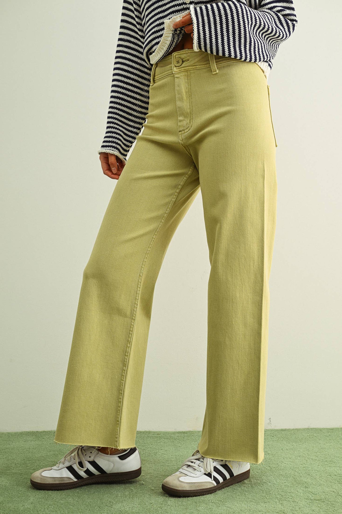 Straight Wide Leg Denim
