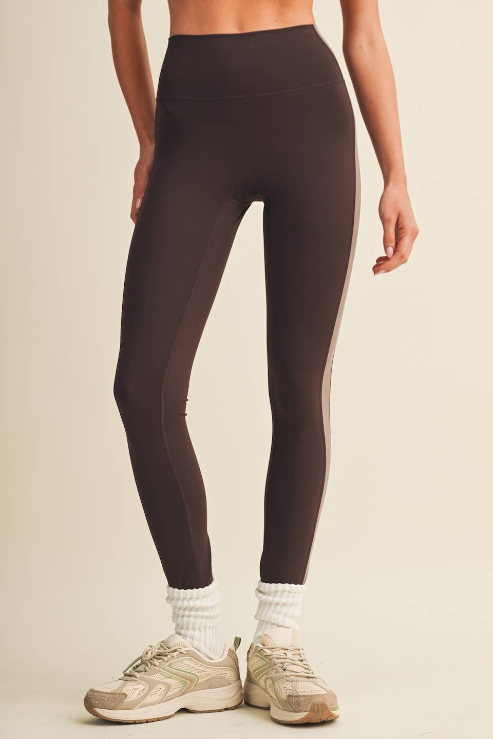 Side Contrast Block Legging
