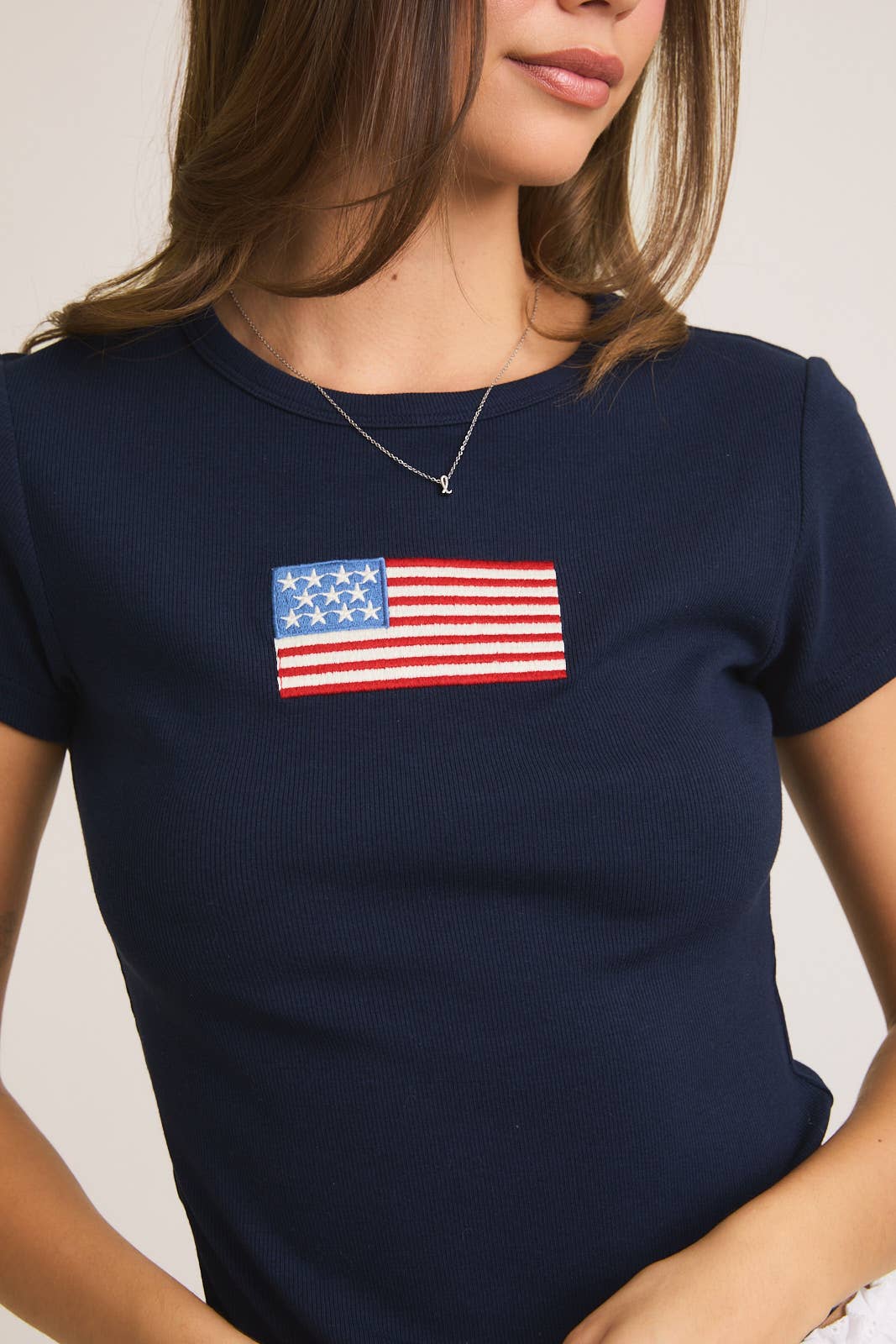 Short Sleeve USA Flag T- Shirt