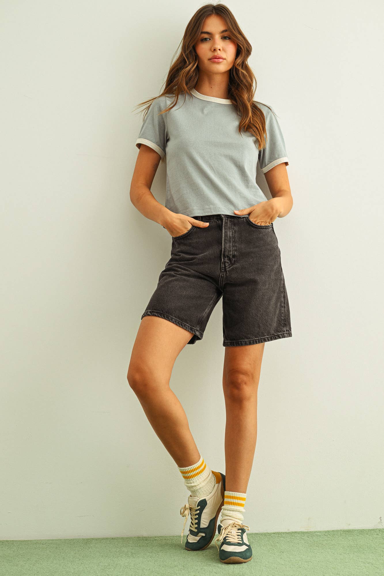 Short Sleeve Ringer Top