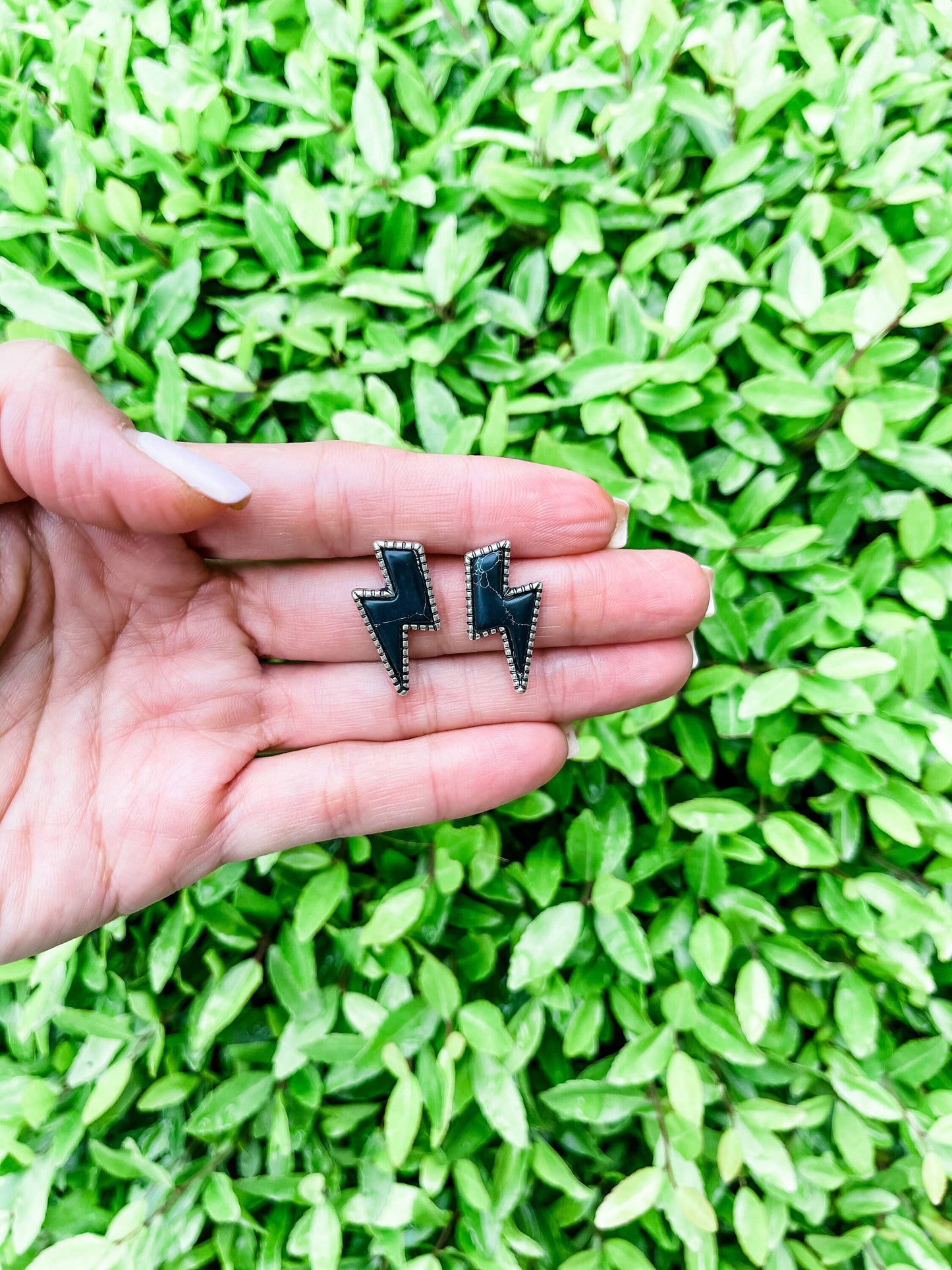 Western Lightning Bolt Thunder Earrings