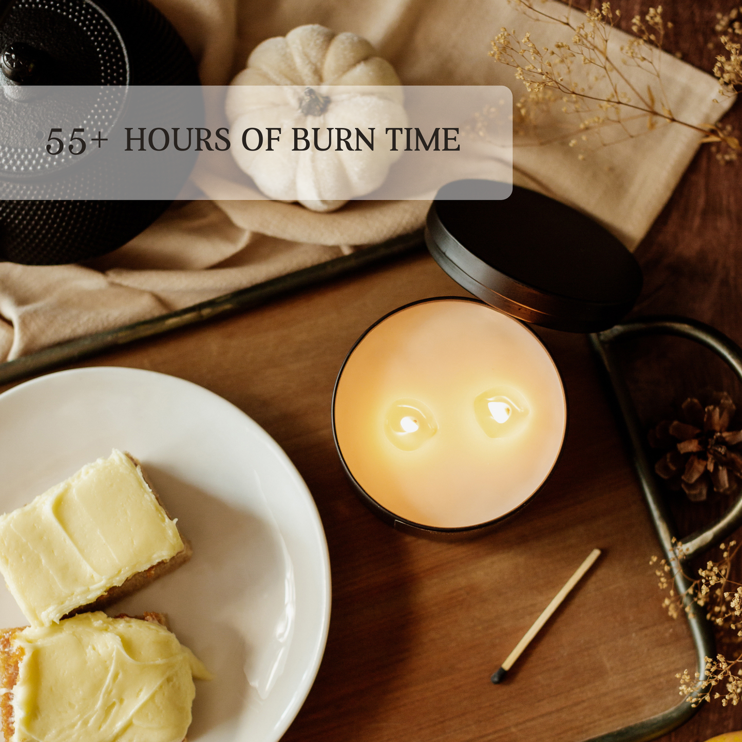 Caramel Praline 12 oz Soy Candle - Fall Home Decor & Gifts
