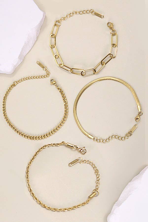 Waterproof stainless steel bracelet