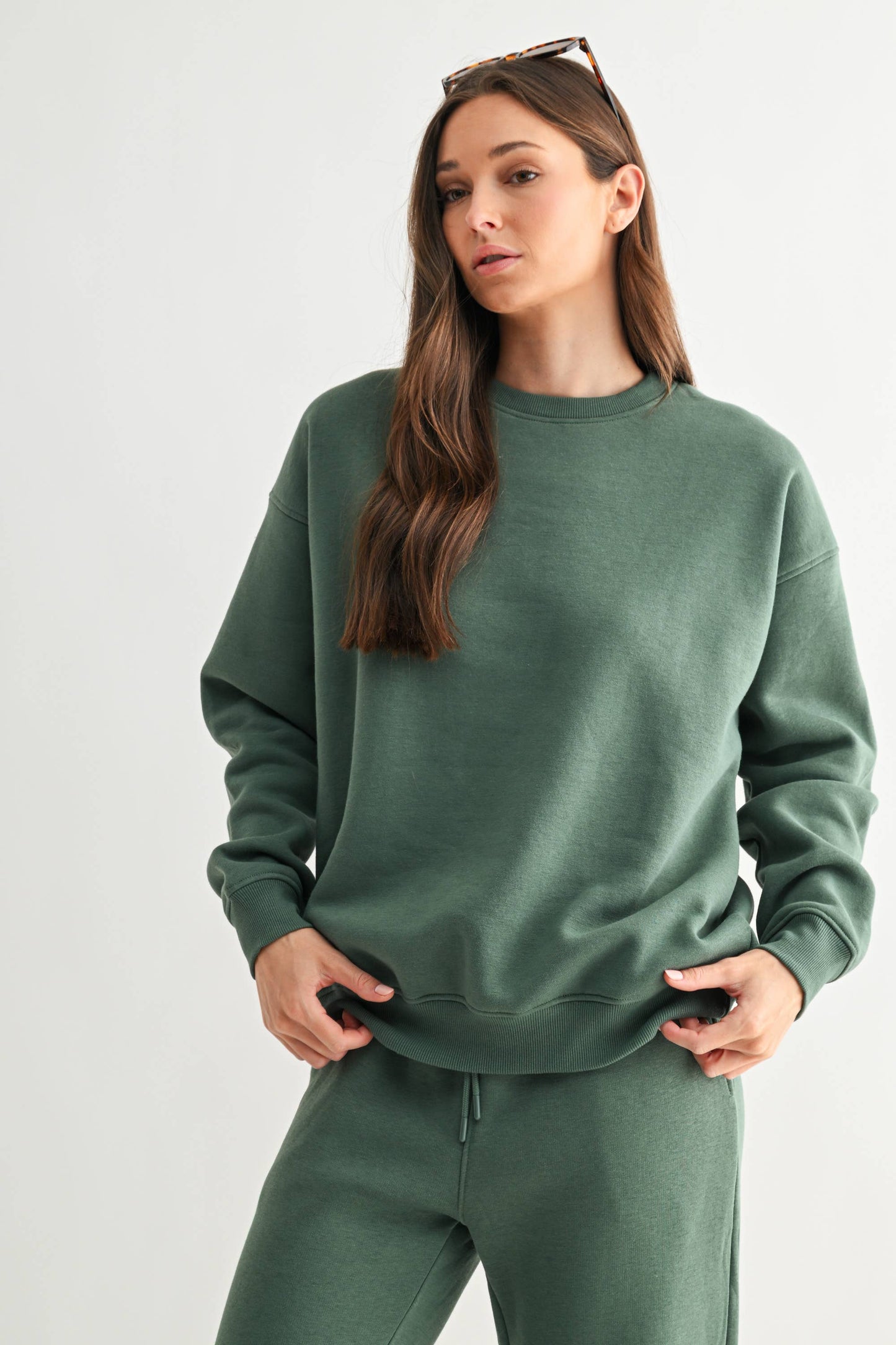 Oversized Fleece Sweatshirt