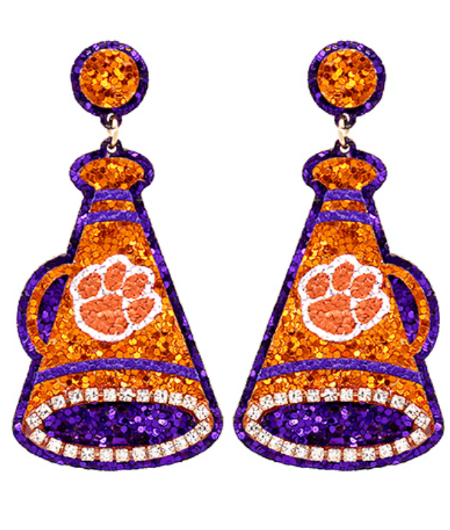 Clemson | Megaphone Earrings Earrings